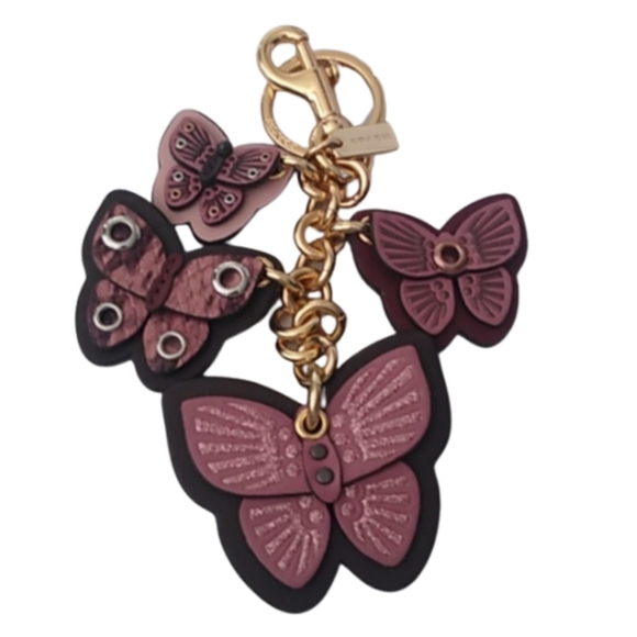 Coach Bags Coach 674 Butterfly Cluster Leather Bag Charm Imrol